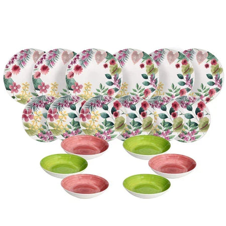 Servizio piatti 18 pezzi Kalima Multicolor