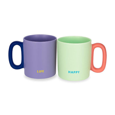 Set due mug life e happy cc 360H&H