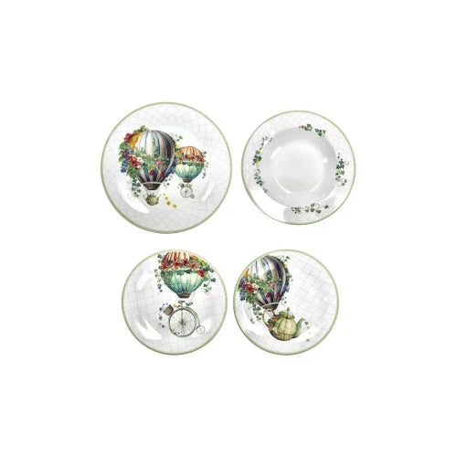 Brandani TAVOLA 18 PZ WONDERLAND PORCELLANA