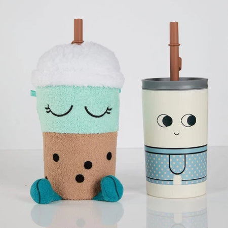 Fuzzie Beanie - Borraccia termica da 360 ml con rivestimento in peluche