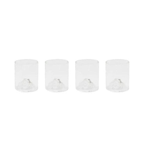 WINKEE Set quattro bicchierini con ghiaccio shots on the rocks