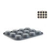 H&H - Stampo muffin 12 posti delì chef in alluminio