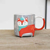 WINKEE Tazza da caffè edizione invernale - design volpe