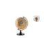ROYAL NORFOLK Globo mappamondo girevole con base in plastica decorato sfondo sabbia cm 20.