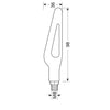Glory SQ, indicatori di direzione a led sequenziale - 12V LED