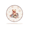 Sottopentola tonda in ceramica decorato TeddyH&H
