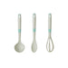 Set tre pezzi mestolo cucchiaio e frusta colore grigioH&H