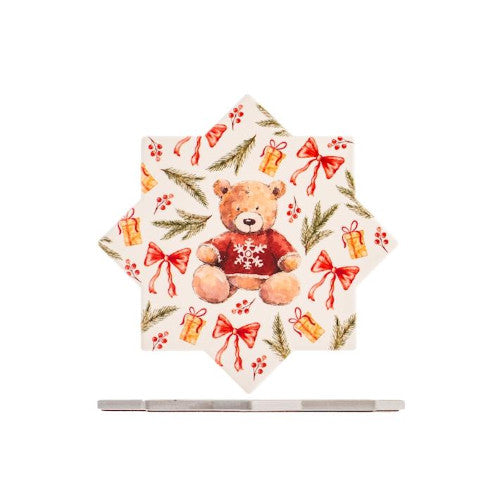 Sottopentola in ceramica decorato TeddyH&H