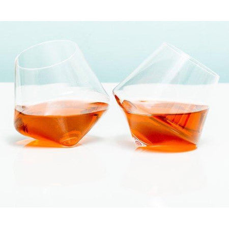WINKEE Set due bicchieri in vetro rolling whiskey