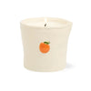 Candela in ceramica con decorazioni a rilievo arancioni Bistro da 226 g (8 oz) - Citrus Spritz