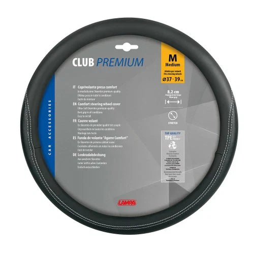 Club, coprivolante in Skeentex - M - Ø 37/39 cm - Nero