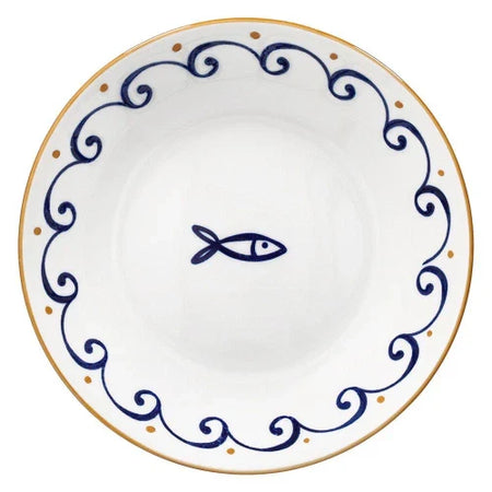 Servizio piatti 18 pezzi Sardinia Porcellana Blu