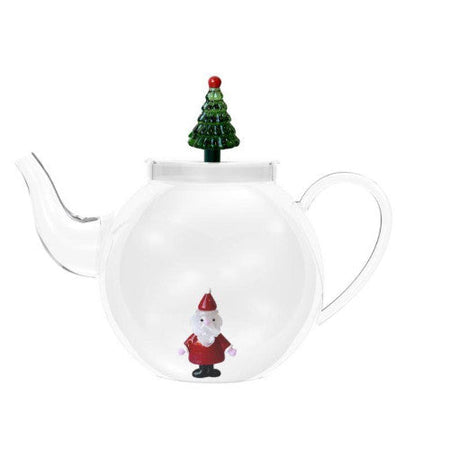 Ichendorf Teiera babbo natale con tappo albero christmas tales