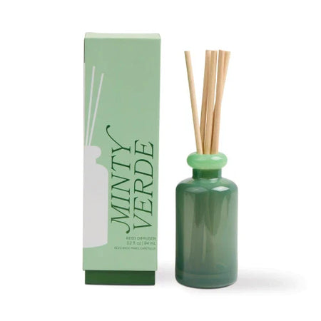 Diffusore in vetro impilabile da 94 ml (3,2 fl oz) nei colori verde scuro e verde brillante - Verde menta