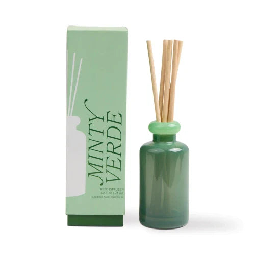 Diffusore in vetro impilabile da 94 ml (3,2 fl oz) nei colori verde scuro e verde brillante - Verde menta