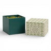 Candela Tulip 5.5oz/155g in vetro verde e verde scuro - Verbena e citronella