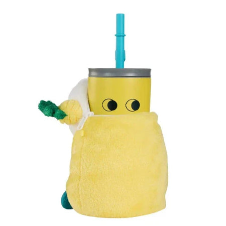 Fuzzie Pip - Borraccia termica da 360 ml con rivestimento in peluche
