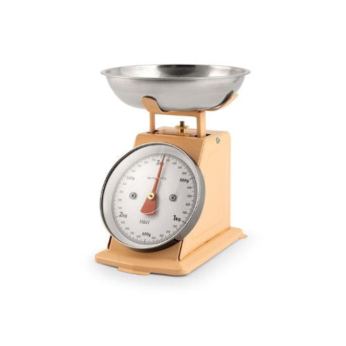 Bilancia cucina meccanica in acciaio inox colore beigeH&H