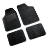 Cosmo, serie tappeti in moquette universali, 4 pz - Nero