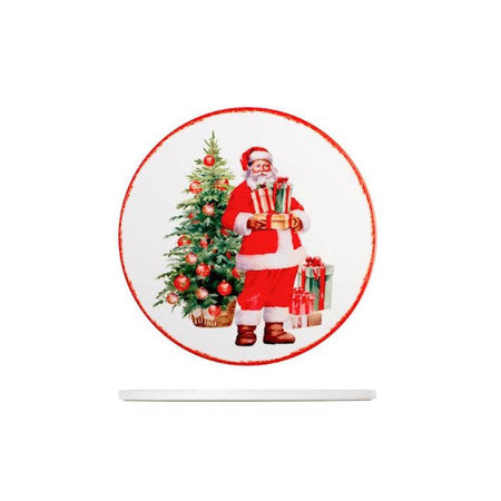 Sottopentola Natalizio in Ceramica Babbo Natale H&H