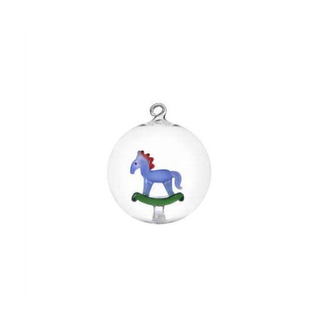 Ichendorf Palla di Natale cavallo a dondolo schiaccianoci