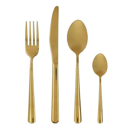 Servizio 24 posate Acciaio Inox 18/0 Oro Antony