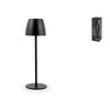 H&H - Lampada eureka da tavolo in metallo nero cm 38
