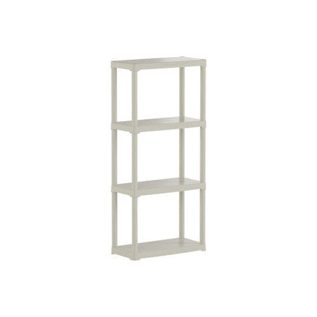 Scaffale ECRU' in polipropilene a 4 ripiani 600x300xH 1330 mm.
