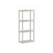 Scaffale ECRU' in polipropilene a 4 ripiani 600x300xH 1330 mm.
