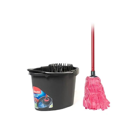 Vileda - Mocio vileda universale completo i con manico in plastica colore antracite