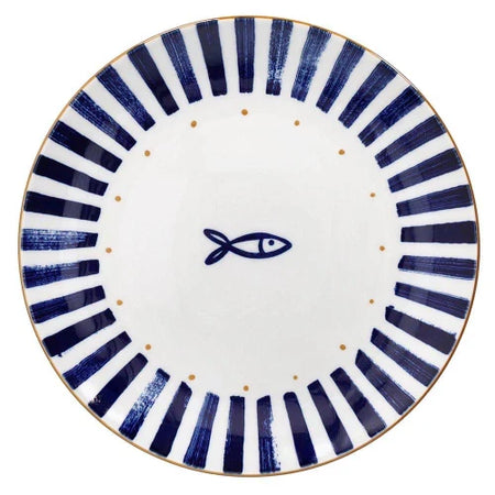 Servizio piatti 18 pezzi Sardinia Porcellana Blu