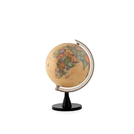 ROYAL NORFOLK Globo mappamondo girevole con base in plastica 14.5cm