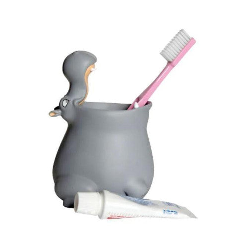 WINKEE Portaspazzolino a forma di ippopotamo - tazza da bagno