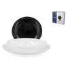 Arc - SET APY 18 PEZZI BIANCO E NERO - VETRO TEMPERATO LUMINARC