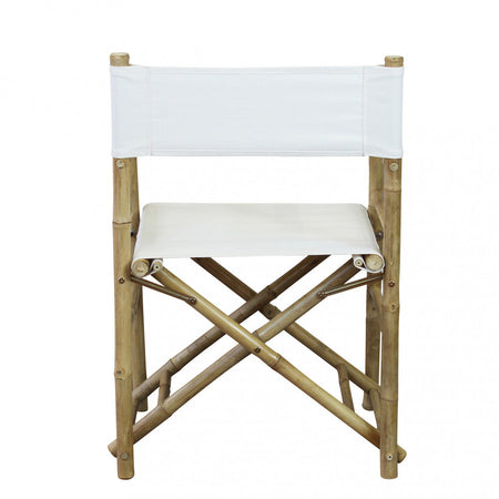 Sedia regista "Mojito" da esterno in legno di Bamboo, 60 x 44 x 88 cm