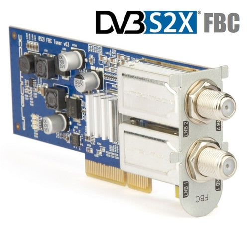 Tuner Dual DVB-S2X Multistream FBC (8 Demodulatori) per Dreambox DM900UHD e DM920UHD