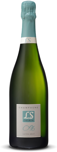 Champagne EXTRA-BRUT Cœur de Chevalier Cheurlin Bio 75cl 70% Pinot Nero - 30% Chardonnay