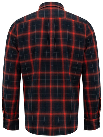 Tom Ford Camicia a quadri in misto cotone da uomo