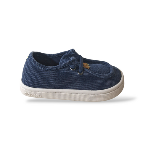 Sneakers Bambino Gioseppo Bulh | Tela Blue Jeans Stile Paraboot Lacci Elastici Casual