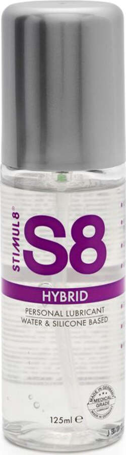 S8 Hybrid Lube Lubrificante Ibrido Setoso a Base Acqua Con Effetto Scorrevole 125 ml Salute e cura della persona/Erotismo e contraccezione/Prodotti per igiene e ausilio erotico/Lubrificanti e gel stimolanti Kondorama - Martinsicuro, Commerciovirtuoso.it