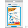Lavagna bianca Bic 19 x 26 cm (24 Unità)