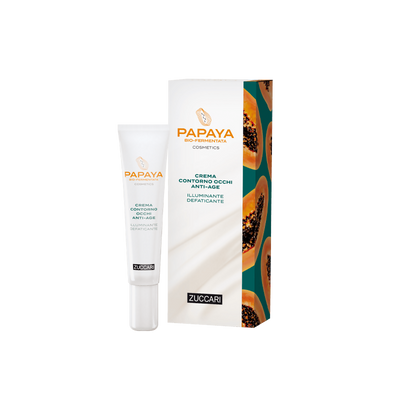 papaya biofermentata cosmetcs crema contorno occhi anti-age illuminante defaticante 18 ml zuccari
