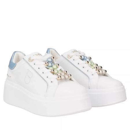 ToscaBlu Donna Sneakers gioiello Clara in pelle con perle