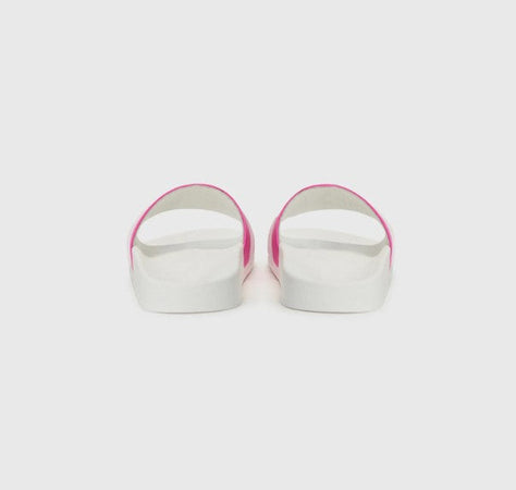 GCDS CIABATTE SLIDERS LOGO CHAIN da donna