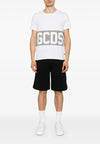 GCDS T-SHIRT BAND LOGO REGULAR T-SHIRT da uomo