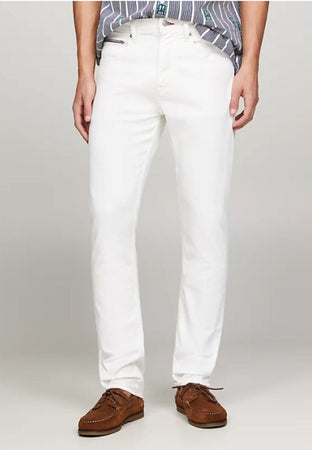 Tommy Hilfiger jeans TAPERED HOUSTON PSTR GALE WHITE da uomo