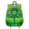 Marvel Hulk Rage-Zainetto 3D con Ruote Piccolo, Verde