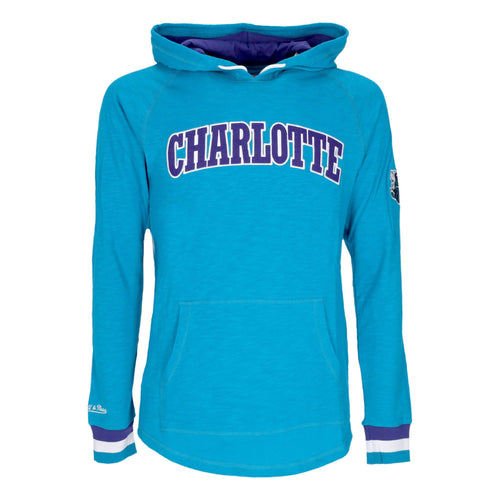 MITCHELL & NESS Maglietta Manica Lunga Uomo Nba Legendary Slub L/s Hoodie Chahor Blue da uomo