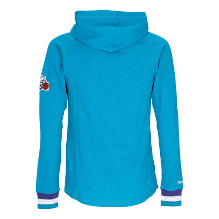 MITCHELL &amp; NESS Maglietta Manica Lunga Uomo Nba Legendary Slub L/s Hoodie Chahor Blue da uomo