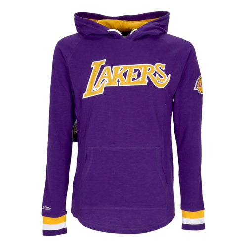 MITCHELL & NESS Maglietta Manica Lunga Uomo Nba Legendary Slub L/s Hoodie Loslak Purple da uomo